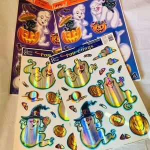 Holographic Halloween Windiw ClingsHolographi